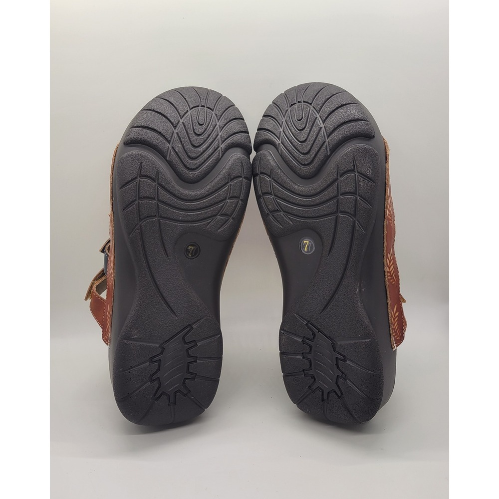 Elite by Corkys Heidi Leather Clog Sandal Women 7 Boho Comfy Vibrant Multicolor - Picture 4 of 16